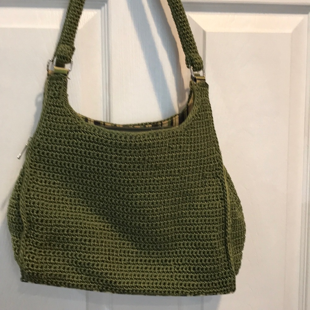 Green Crochet Bag